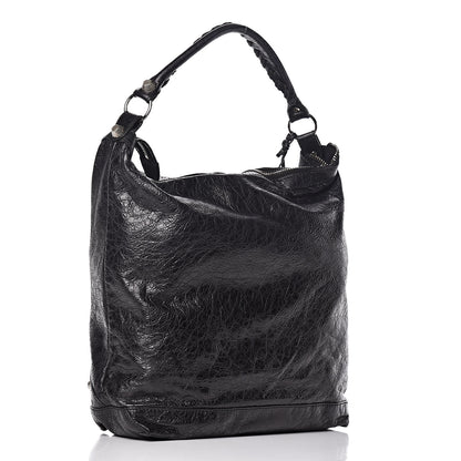 Balenciaga Agneau Giant 12 Silver Hardware Day Hobo Black 3 of 12