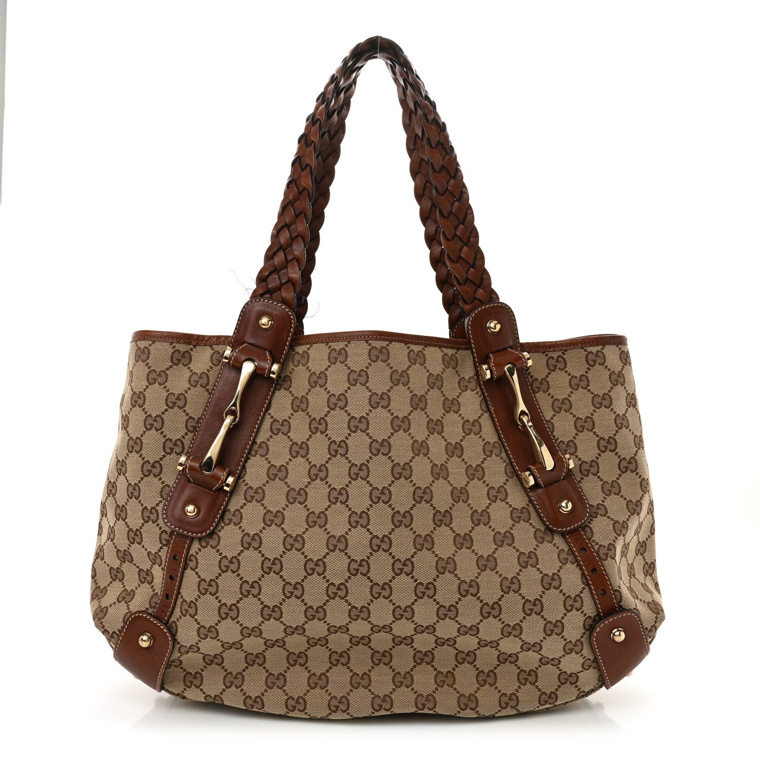 Gucci Monogram Medium Pelham Shoulder Bag Brown 1 of 17