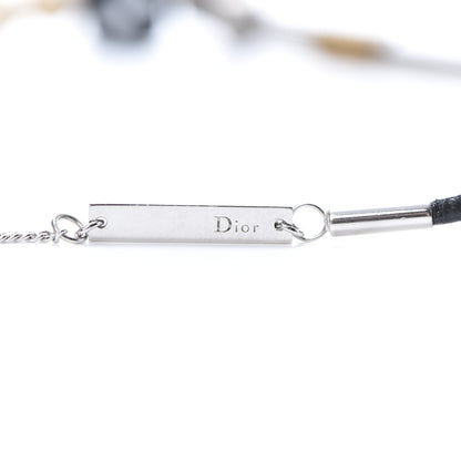 Christian Dior Calfskin Skull Dice Necklace Black 4 of 4