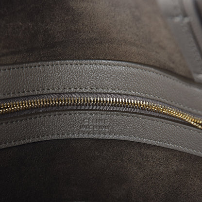 Celine Soft Grained Calfskin Small Belt Cabas Phantom Taupe 6 of 9