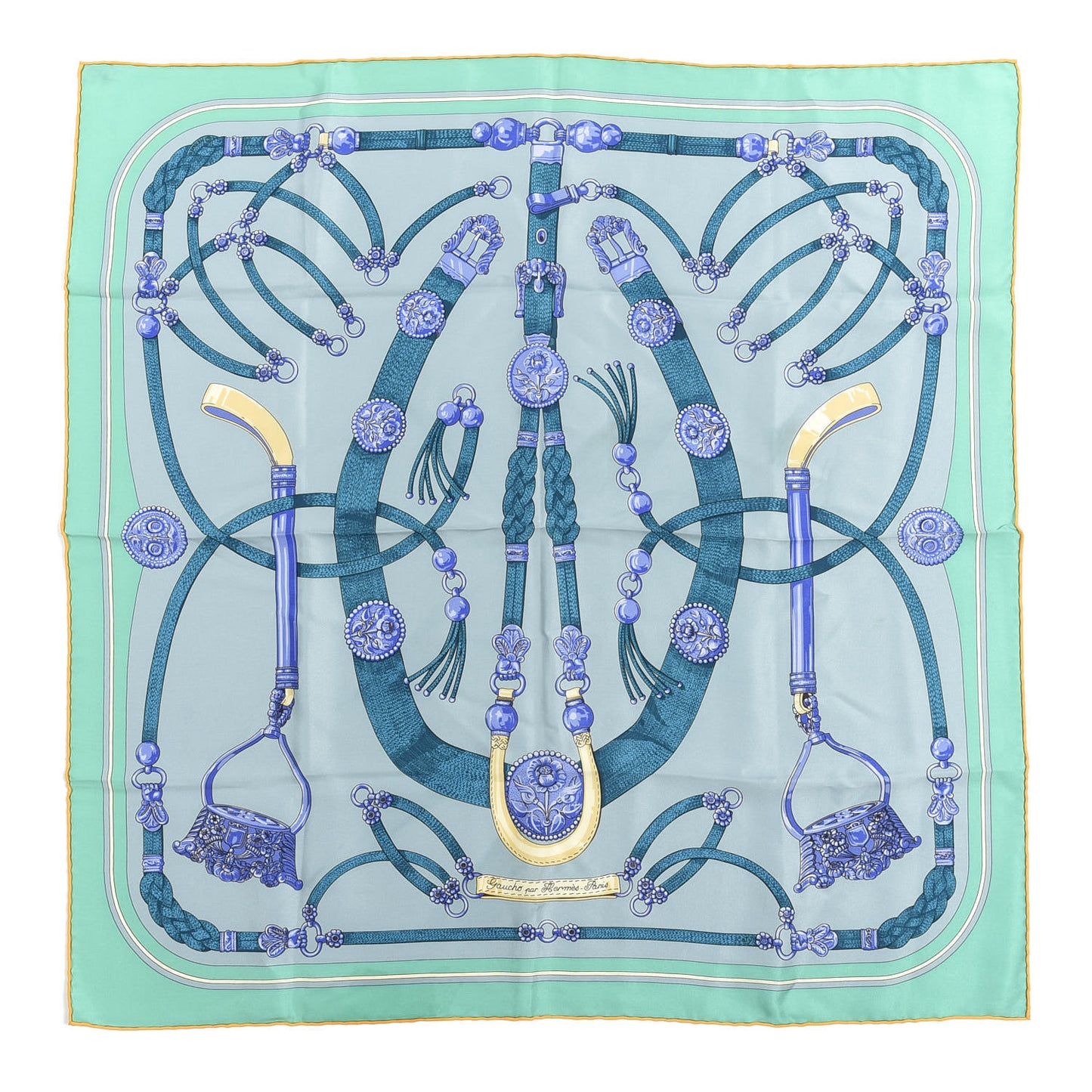 Silk Gaucho Par Paris Scarf 70