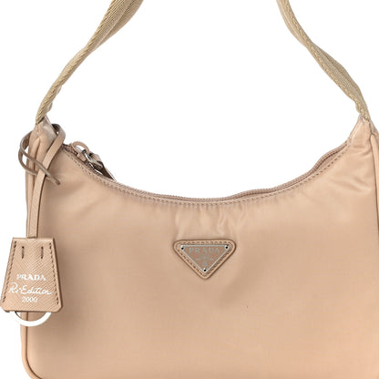 Prada Tessuto Nylon Mini Re-Edition 2000 Bag Cammeo 8 of 10