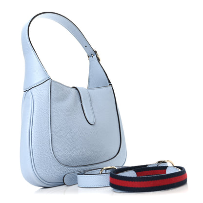 Gucci Grained Calfskin Mini Jackie 1961 Hobo Light Blue 3 of 10