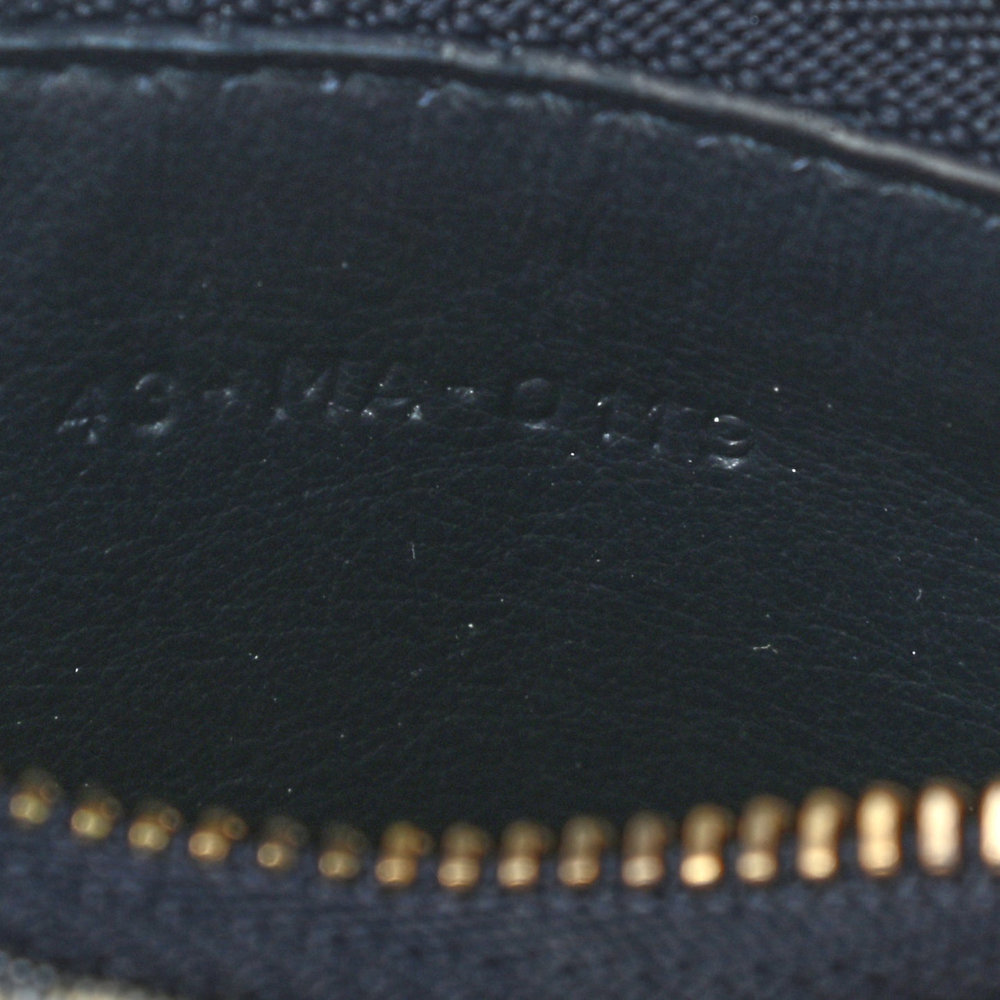 Oblique Saddle Coin Purse Blue