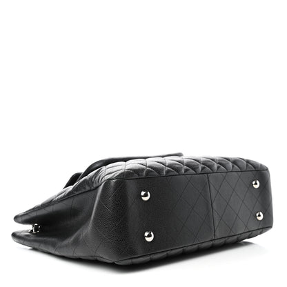 Chanel Caviar Quilted Flap Tote Black 3 of 4