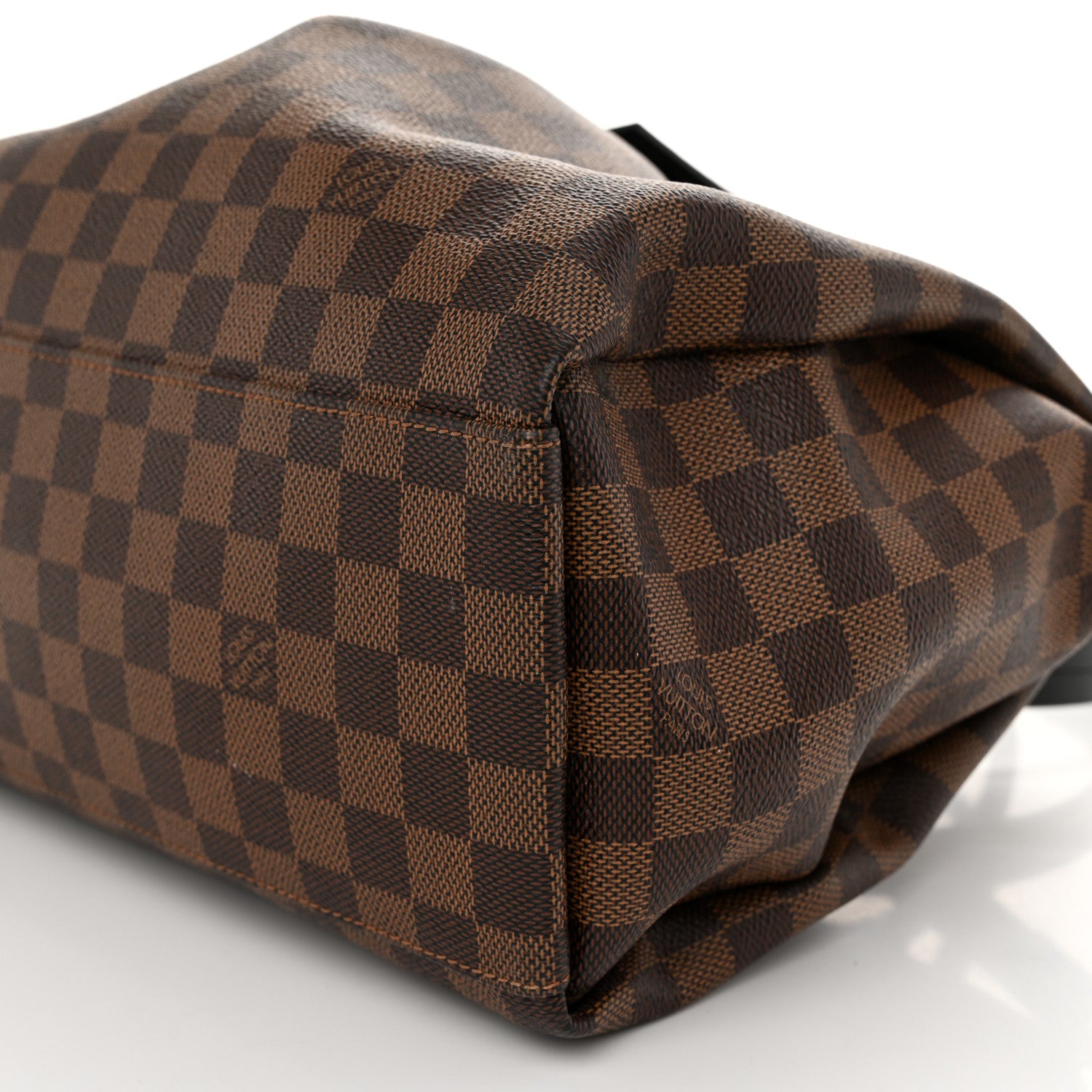 Louis Vuitton Damier Ebene Odeon Tote MM Black 9 of 10