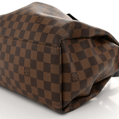 Louis Vuitton Damier Ebene Odeon Tote MM Black 9 of 10