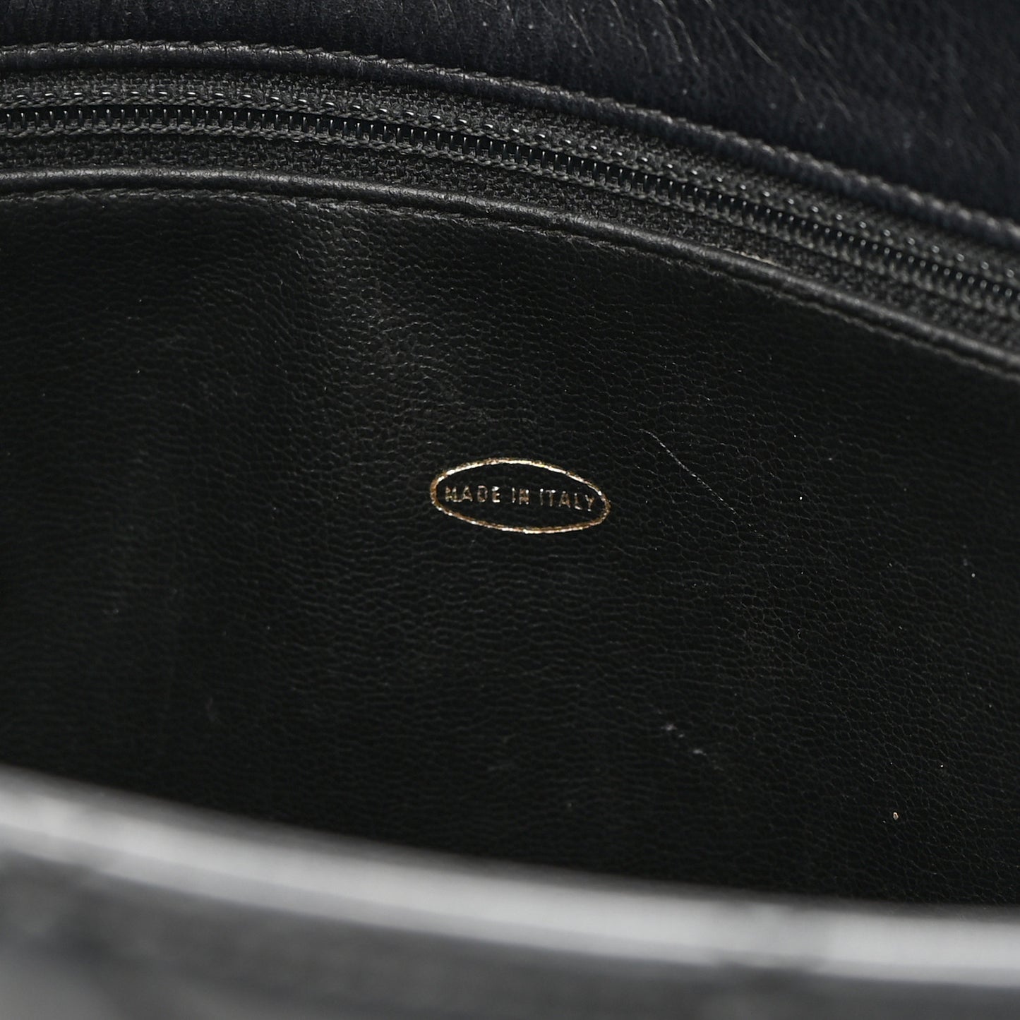 Lambskin Quilted Shoulder Bag Black
