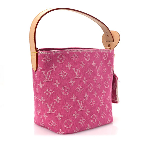 Monogram Denim All In BB Fuchsia