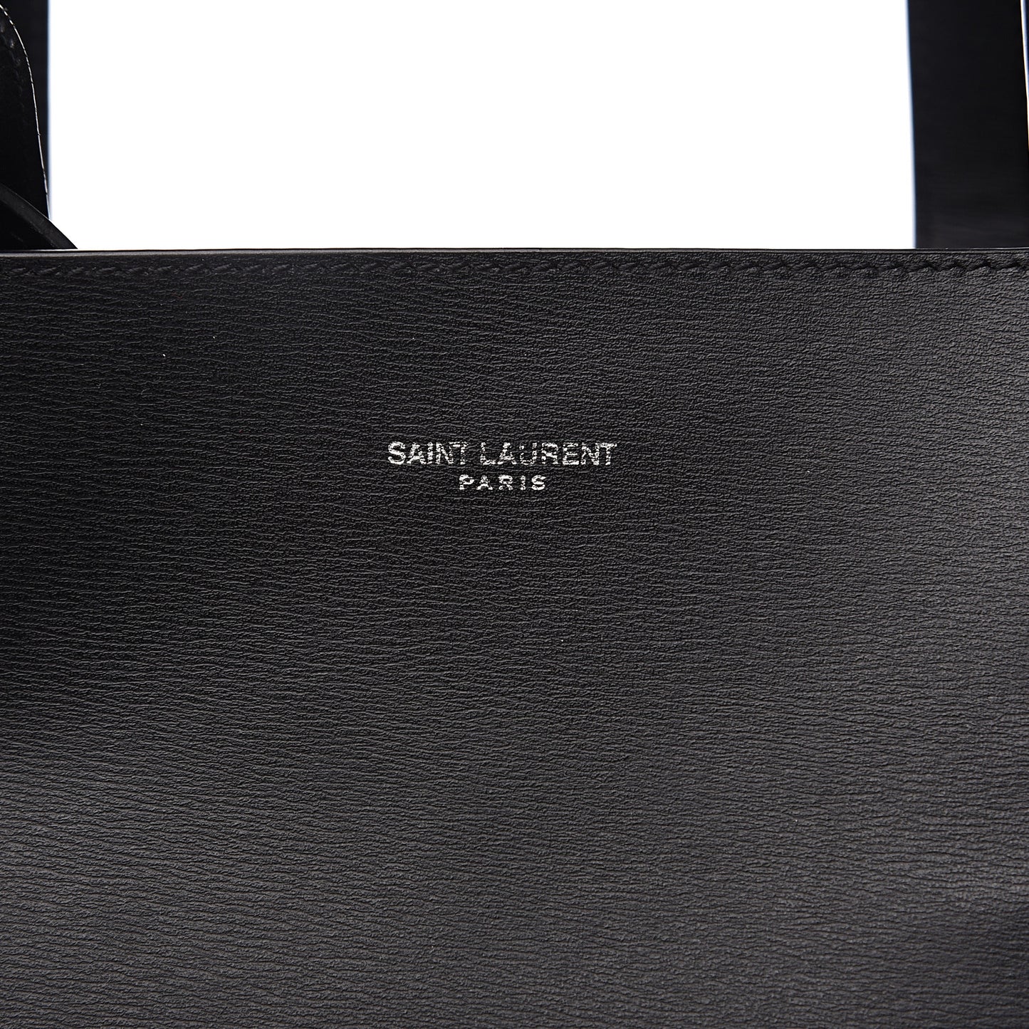Calfskin Medium Shopping Tote Black