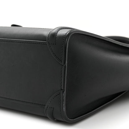 Celine Smooth Calfskin Nano Luggage Black 10 of 17