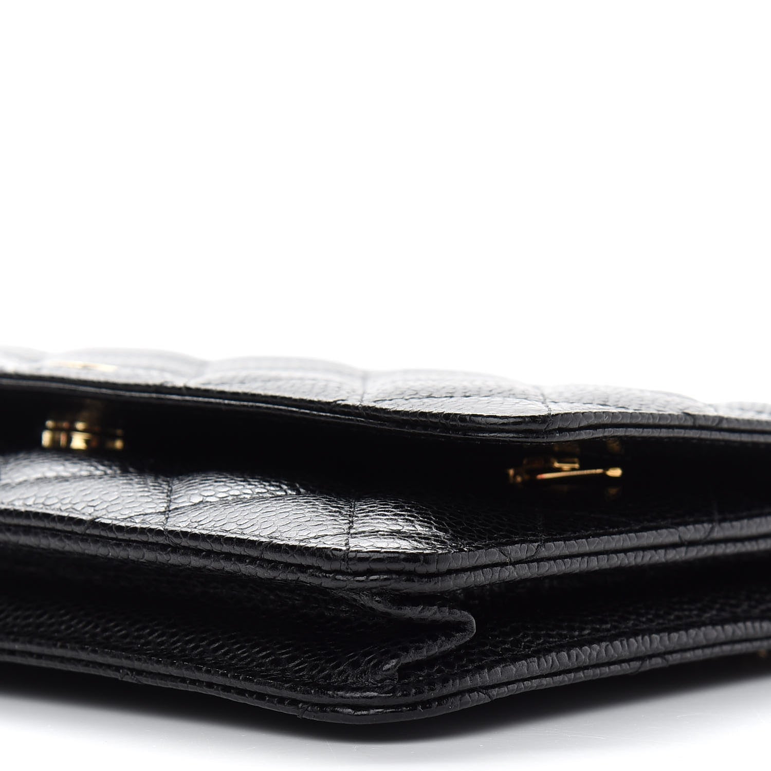 Chanel Caviar Quilted Wallet On Chain WOC Black 10 of 10