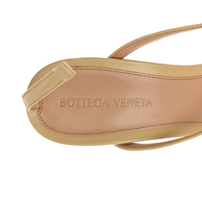 Bottega Veneta Lambskin Stretch Multi Strap 90mm Sandals 38.5 Cane Sugar 6 of 7
