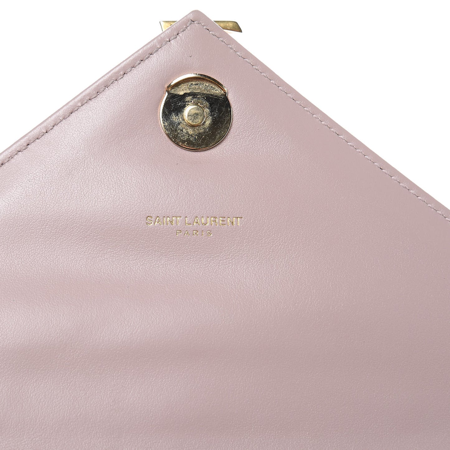 Calfskin Suede Matelasse Chevron Medium Monogram College Bag Rose Poudre