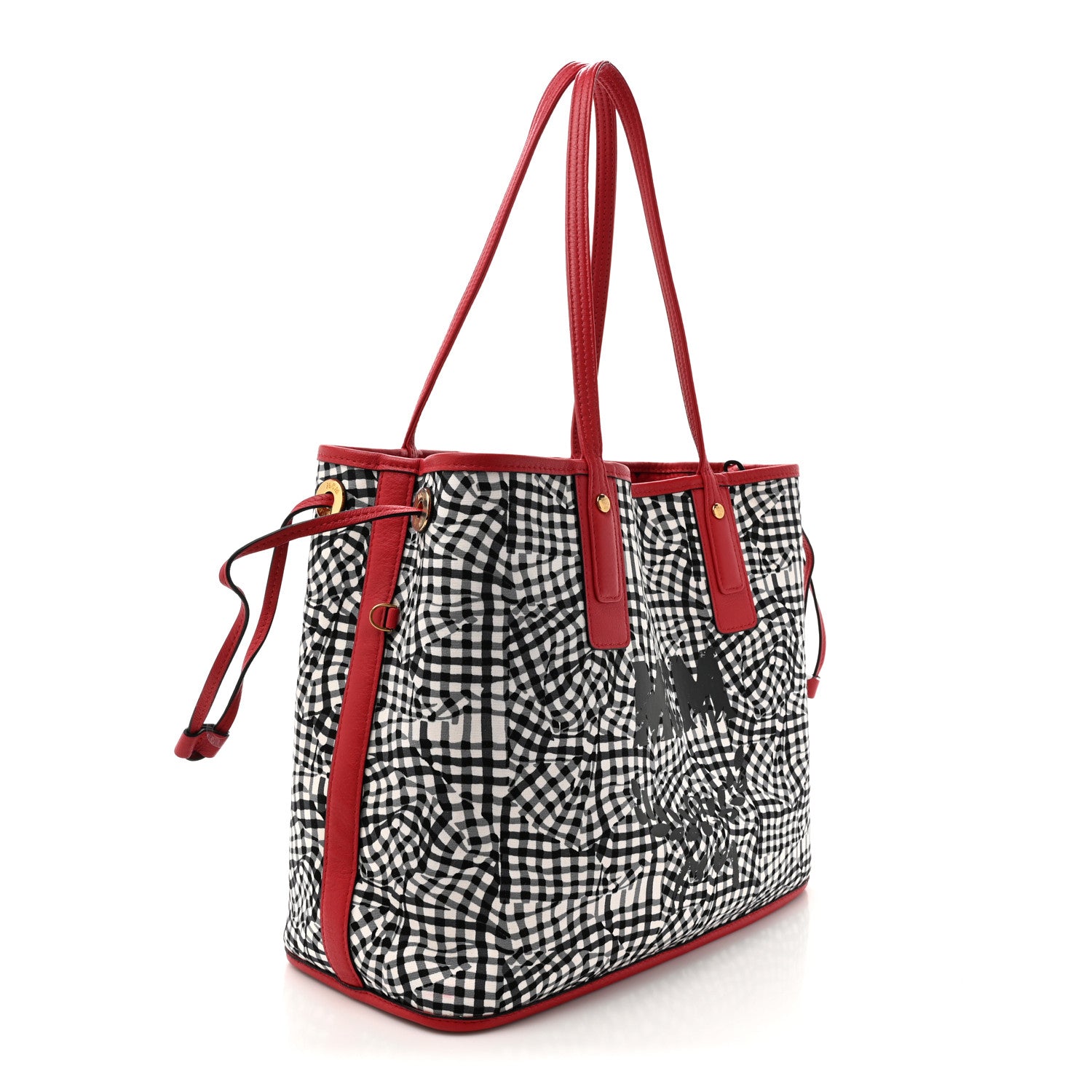 MCM Visetos Medium Liz Reversible Shopper Tote Ruby Red 5 of 21