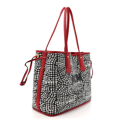 MCM Visetos Medium Liz Reversible Shopper Tote Ruby Red 5 of 21