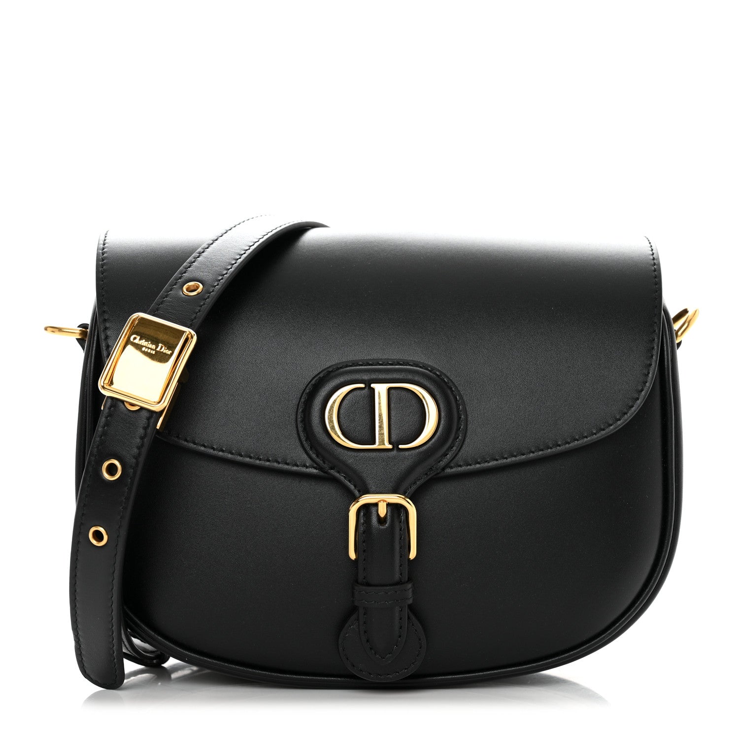 Christian Dior Box Calfskin Medium Bobby Flap Black 1 of 11
