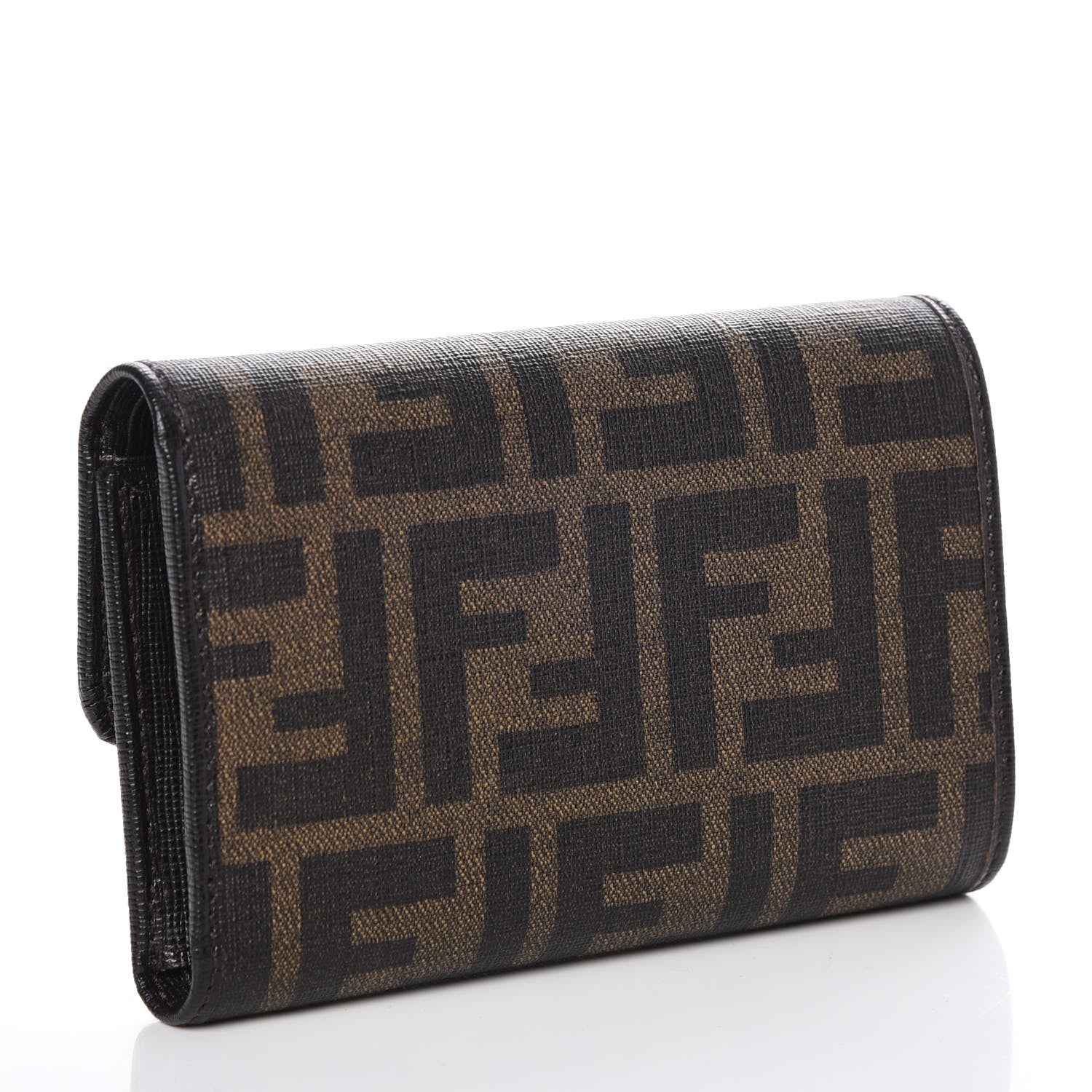 Fendi Zucca Tri-Fold Wallet Tobacco 3 of 7