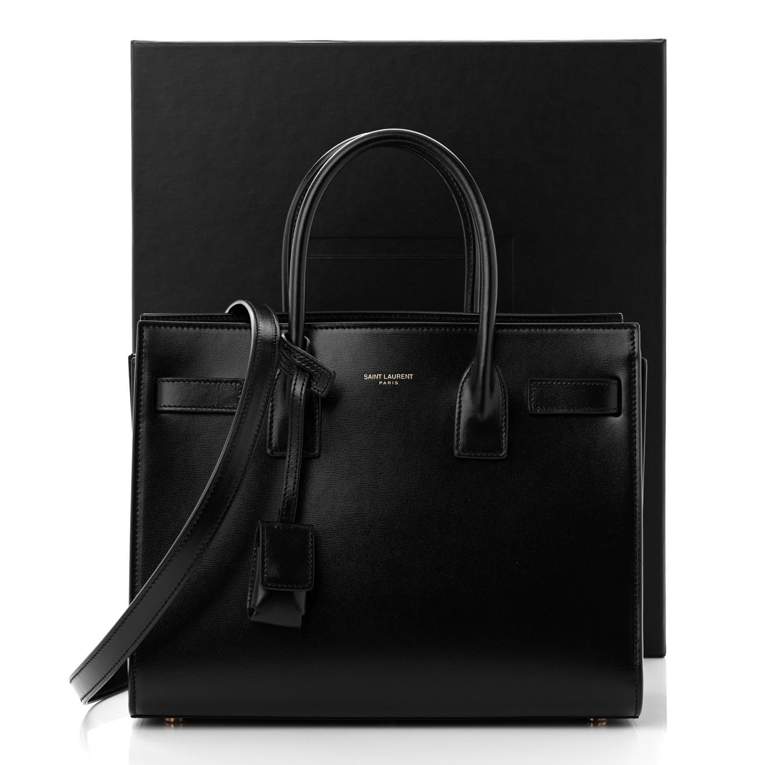 Saint Laurent Calfskin Baby Sac De Jour Black 11 of 11