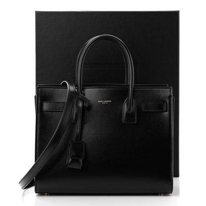 Saint Laurent Calfskin Baby Sac De Jour Black 11 of 11