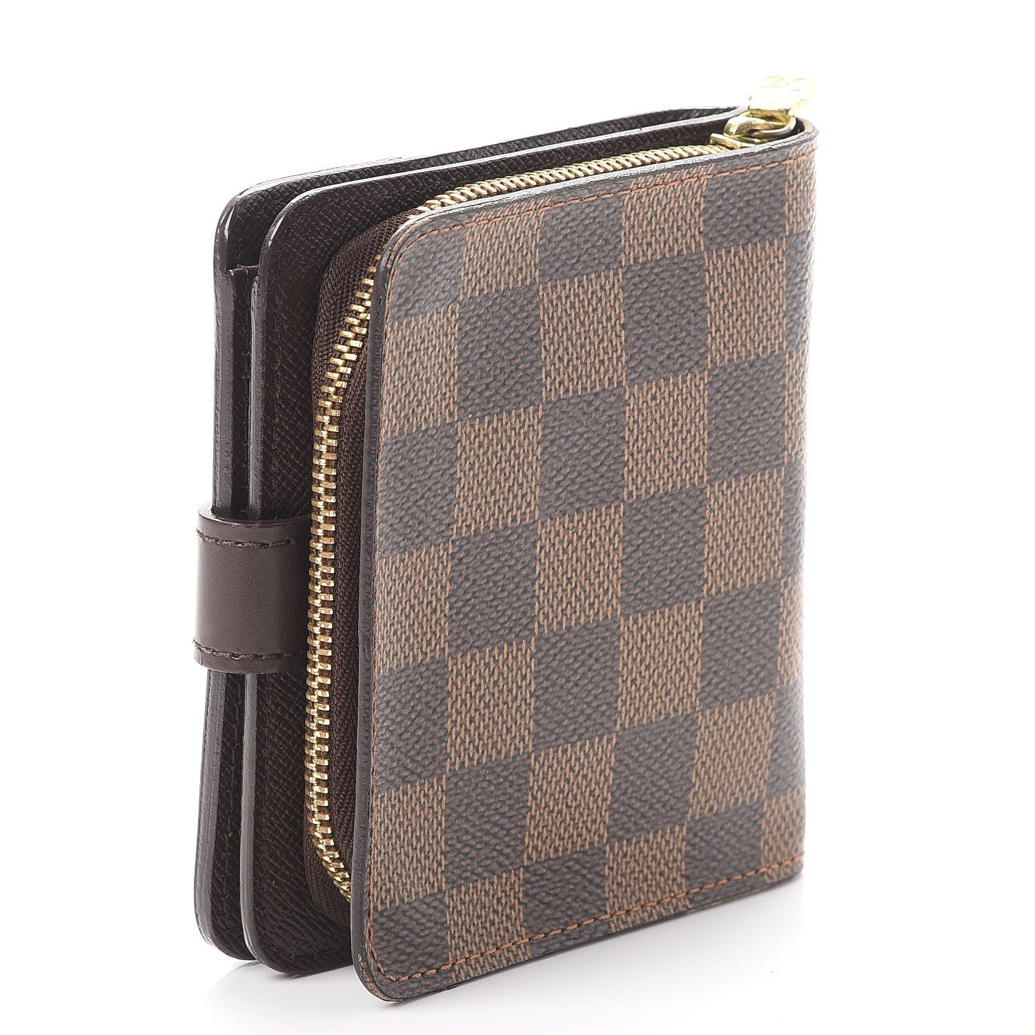 Louis Vuitton Damier Ebene Zippe Zipped Compact Wallet 3 of 10