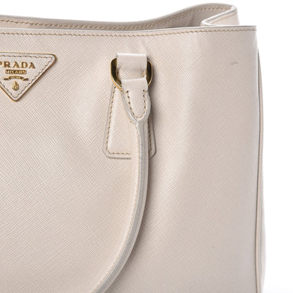 Prada Saffiano Lux Medium Tote Talco 23 of 23
