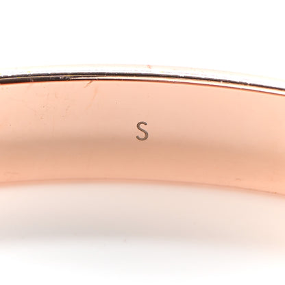 Louis Vuitton Brass Monogram Nanogram Cuff S Pink Gold 6 of 6
