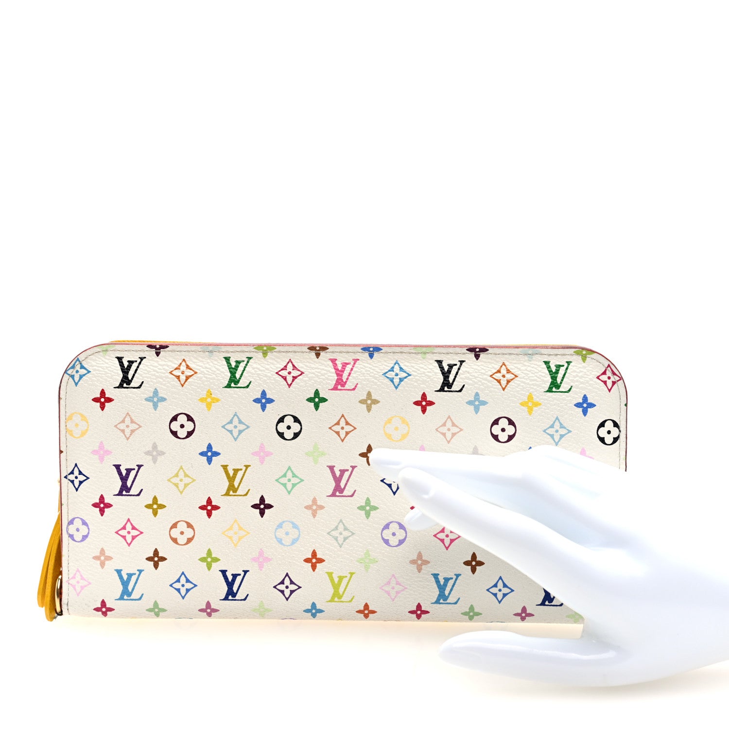 Louis Vuitton Monogram Multicolor Insolite Wallet White Citron 2 of 7