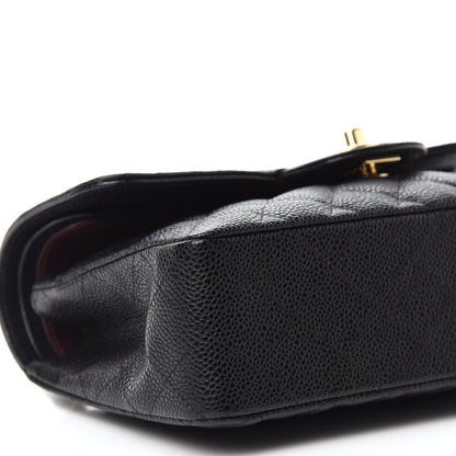Chanel Caviar Quilted Small Double Flap Black 9 of 11