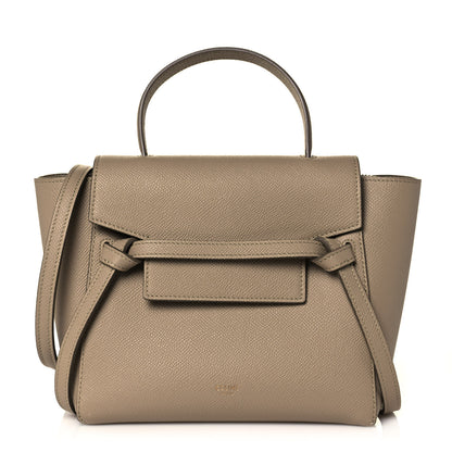Celine Grained Calfskin Nano Belt Bag Light Taupe 1 of 14