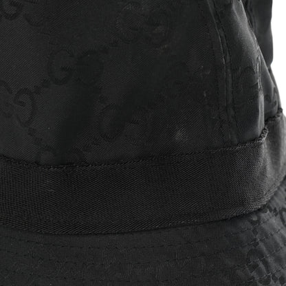 Gucci Nylon Lapin Fur Monogram Bucket Hat L Black 8 of 8