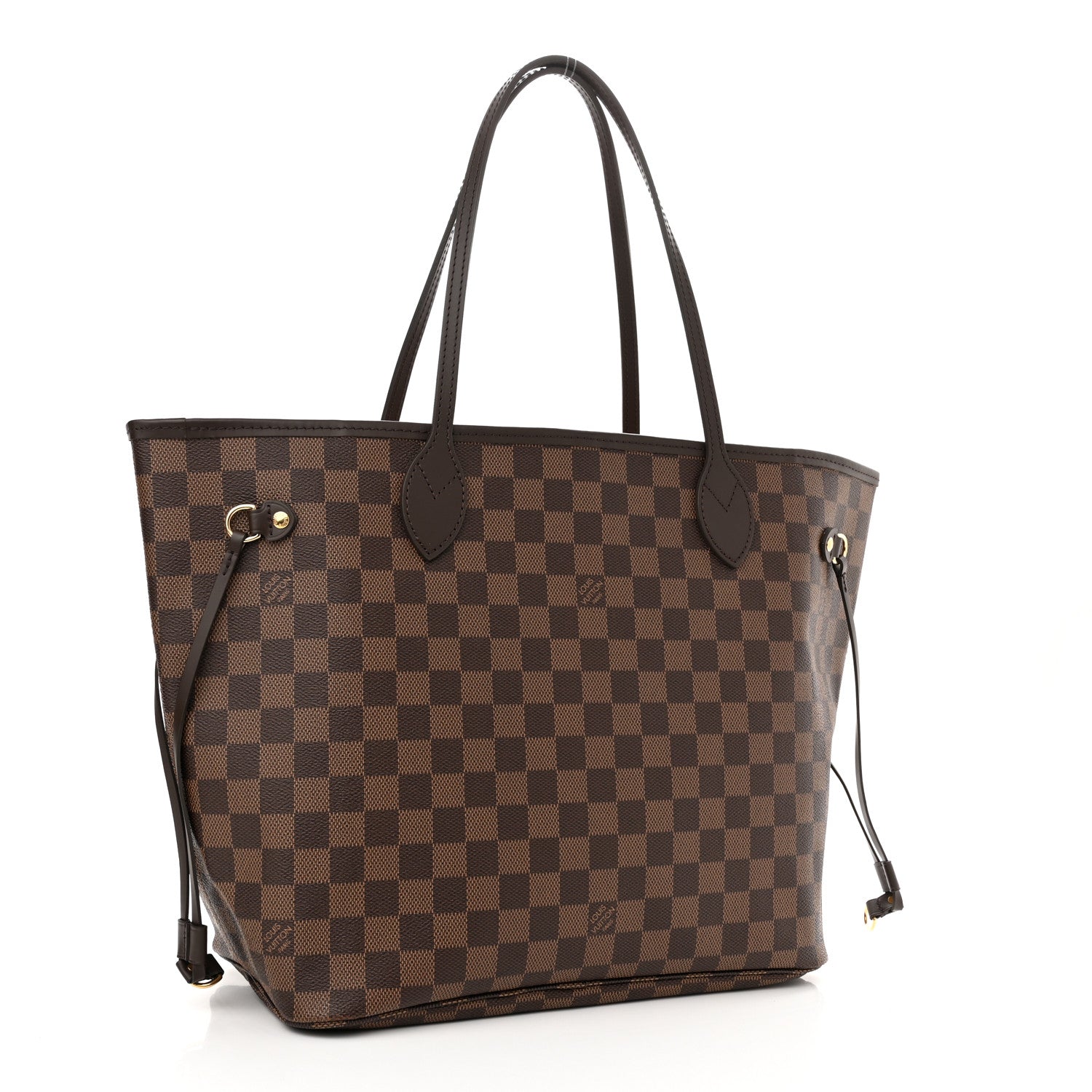 Louis Vuitton Damier Ebene Neo Neverfull MM Rose Ballerine 3 of 11