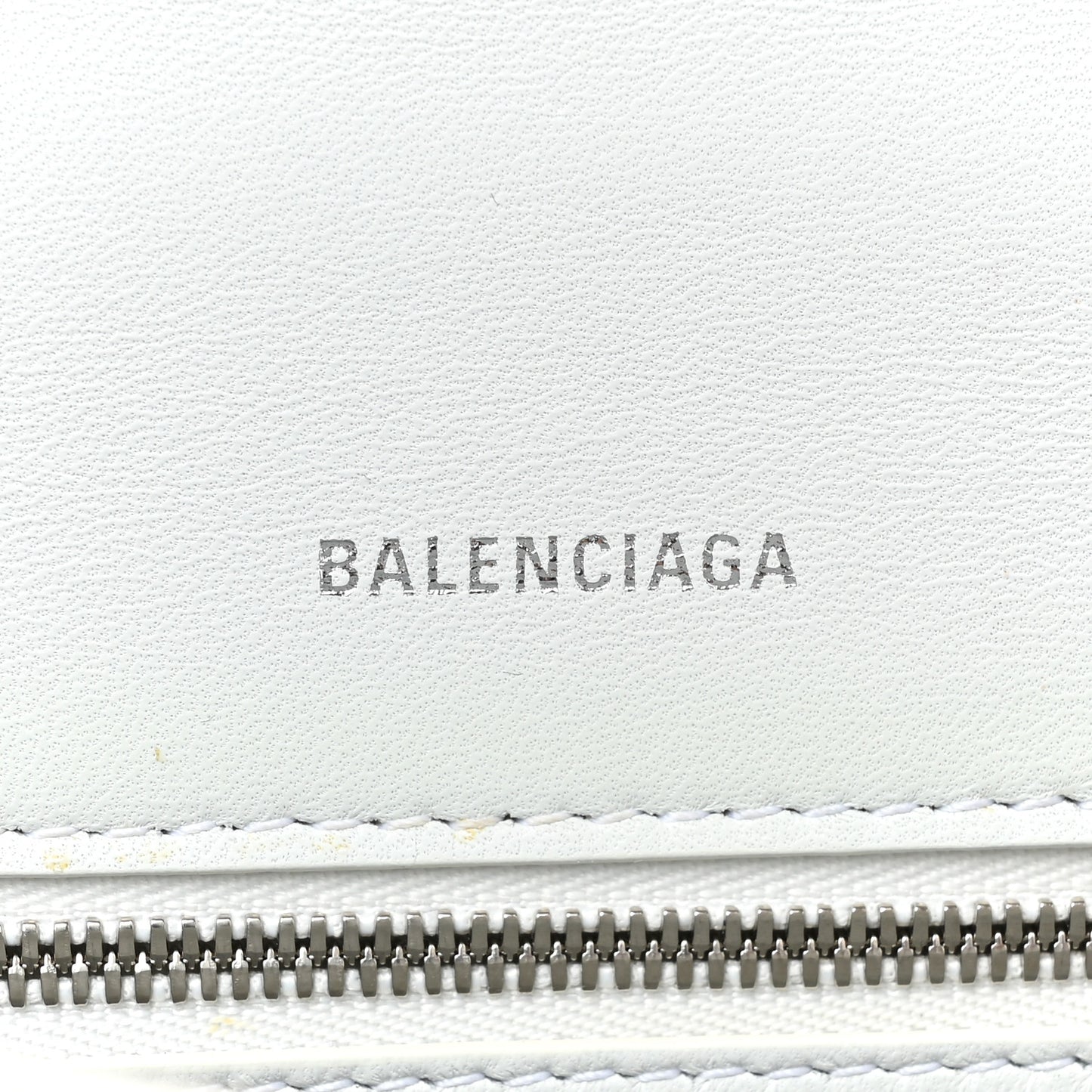 Matte Calfskin Snake Embossed Tonal B Small Hourglass Top Handle Bag Optic White