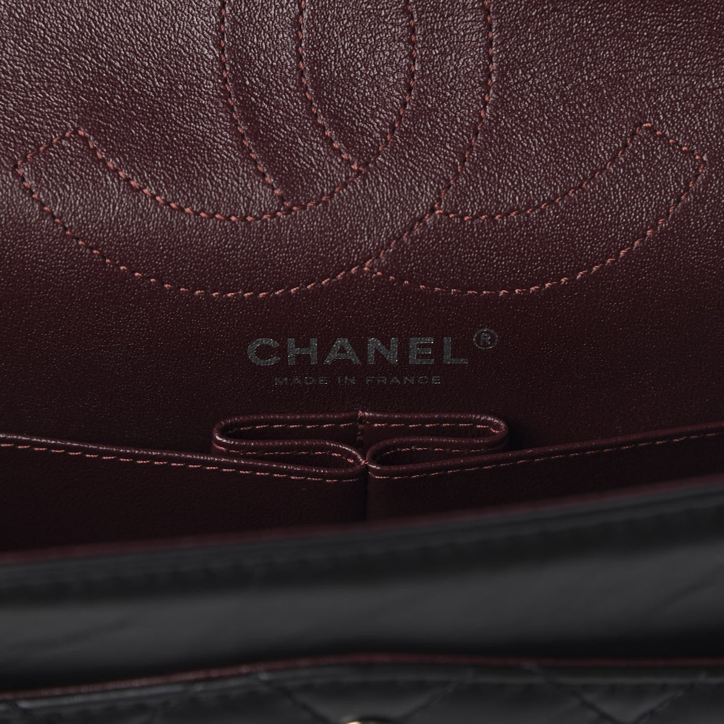 Aged Calfskin Quilted 2.55 Reissue 226 Flap Black