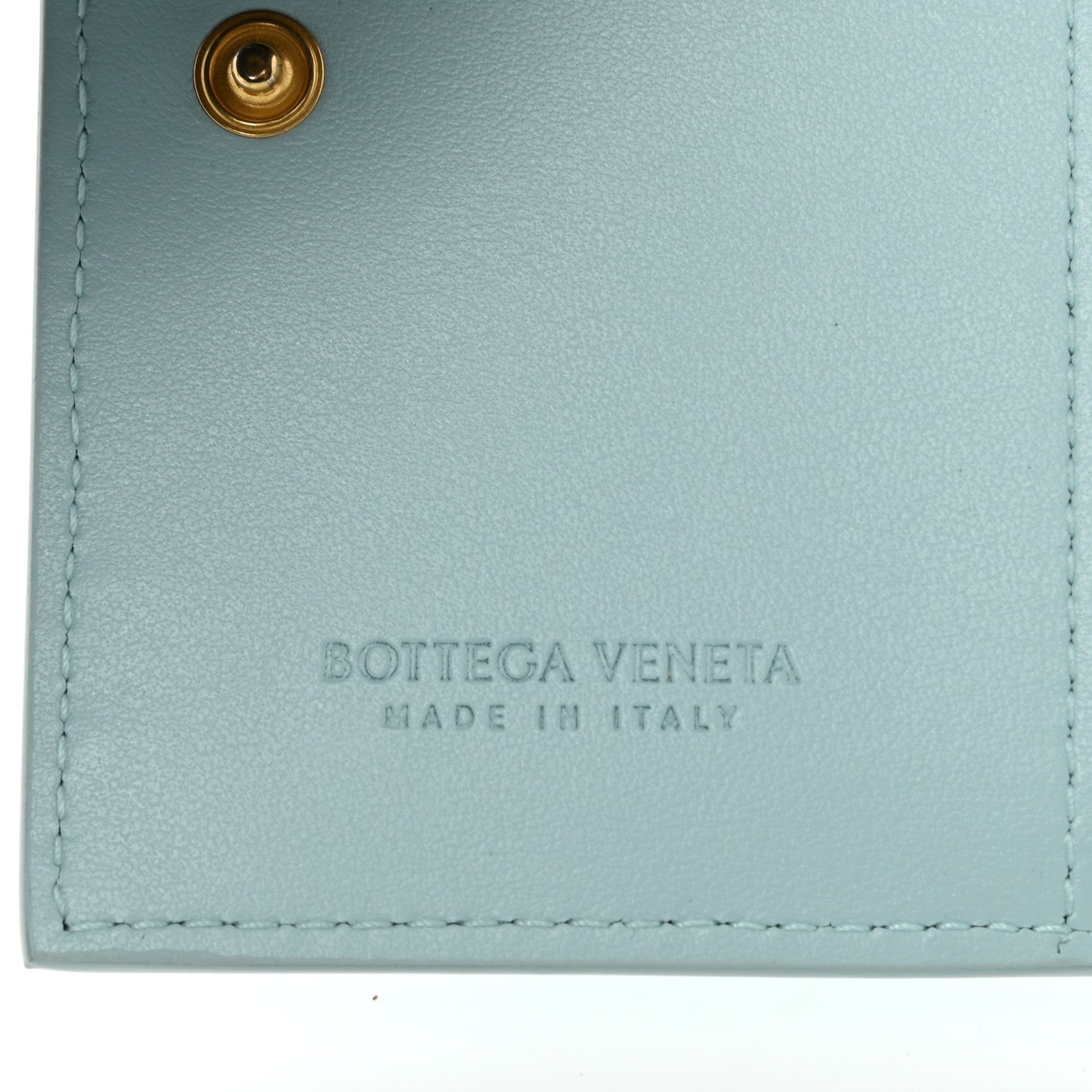 Bottega Veneta Nappa Intrecciato Bifold Zip Wallet Teal Washed 6 of 8