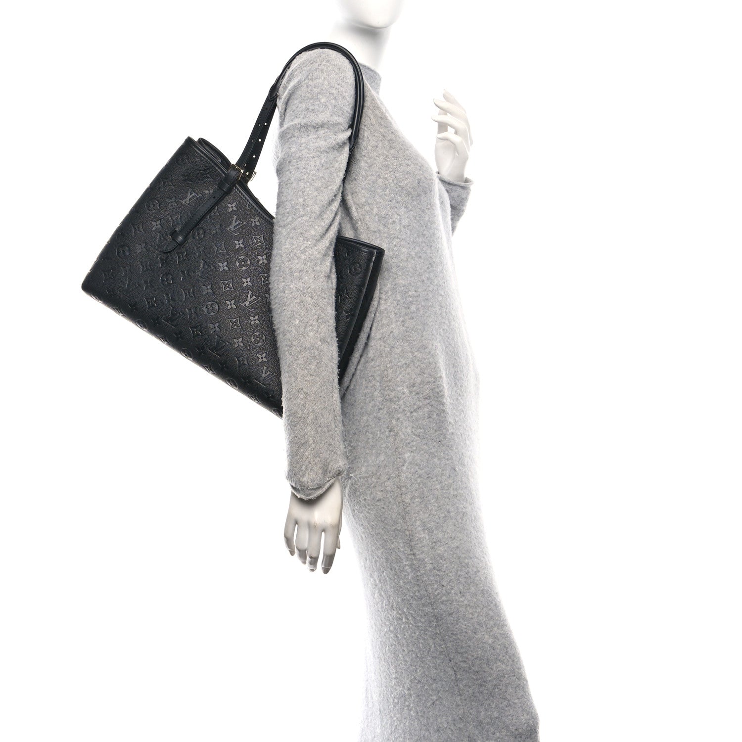 Louis Vuitton Empreinte Babylone Tote MM Black 2 of 9