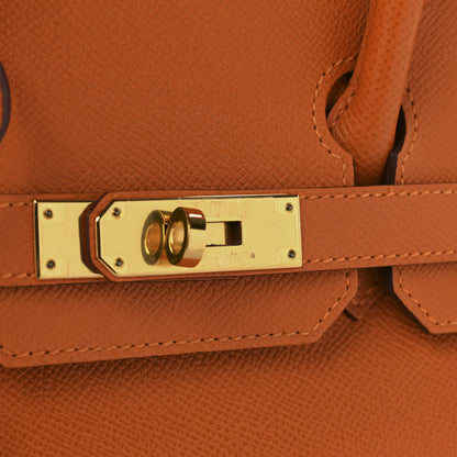 Hermes Epsom Birkin 30 Orange 14 of 15