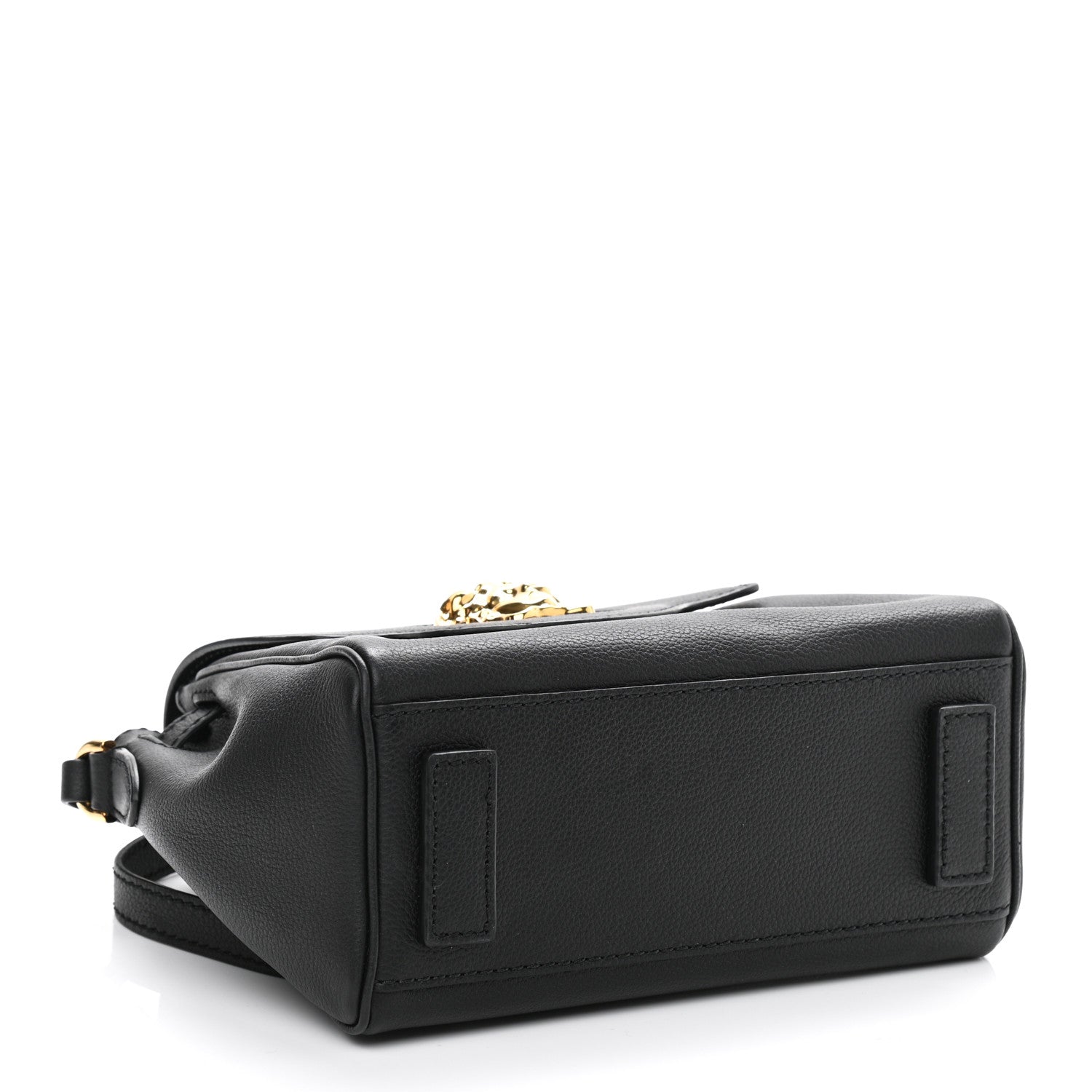 Versace Grained Calfskin Small La Medusa Top Handle Bag Black 4 of 12