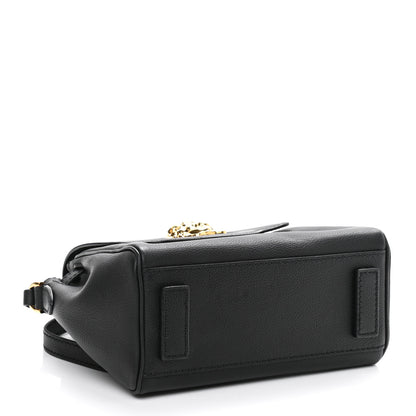 Versace Grained Calfskin Small La Medusa Top Handle Bag Black 4 of 12