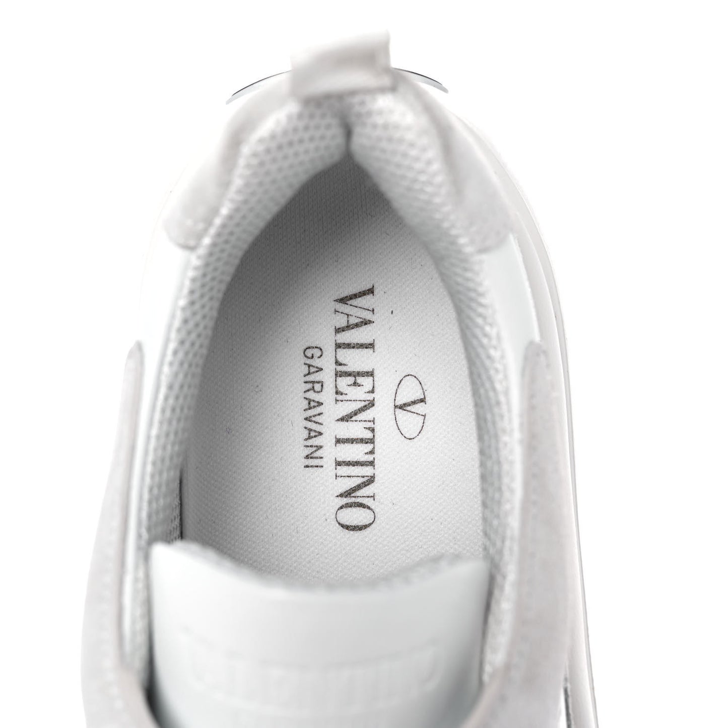 Calfskin Suede Mens Gumboy Sneakers 40.5 White