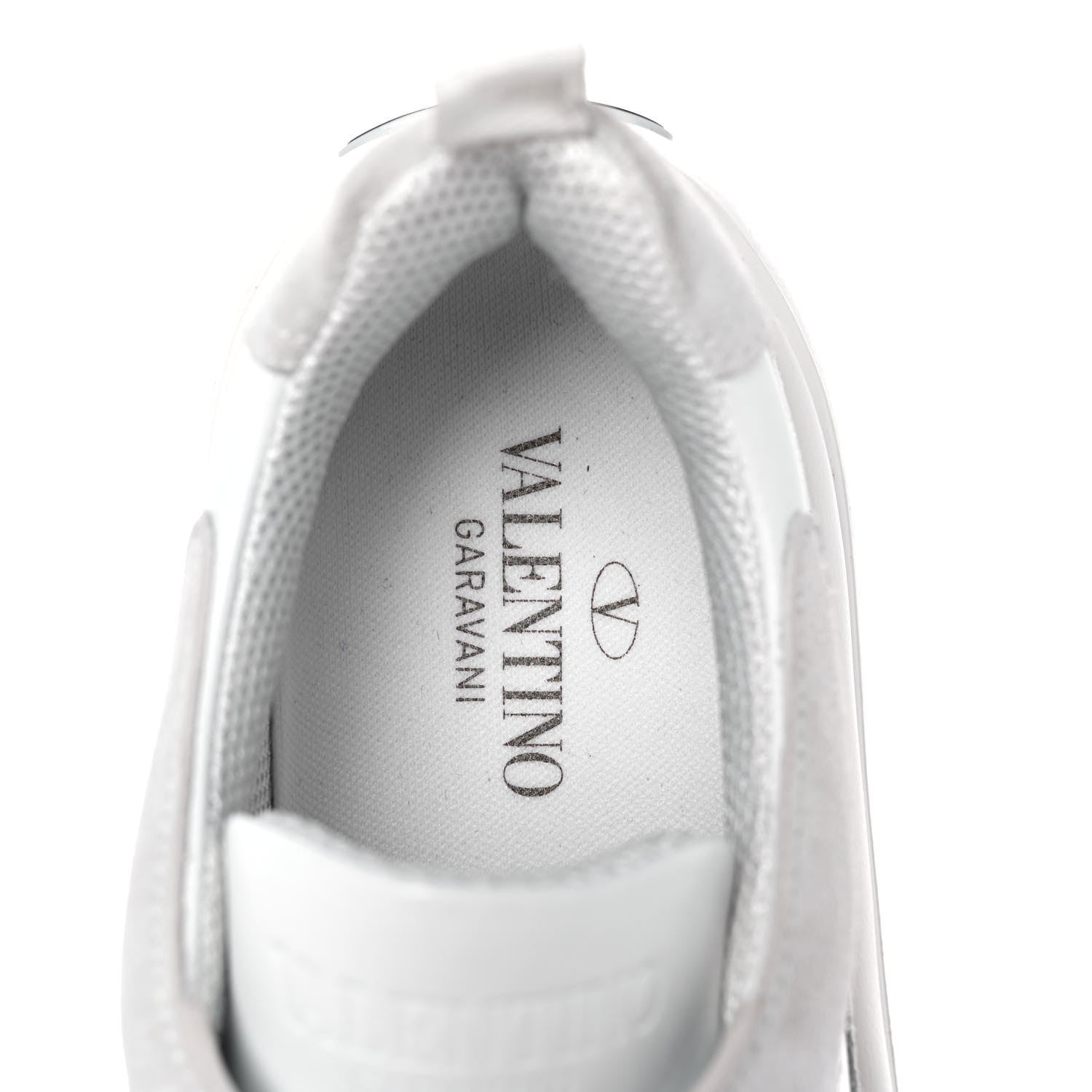 Valentino Garavani Calfskin Suede Mens Gumboy Sneakers 40.5 White 8 of 9