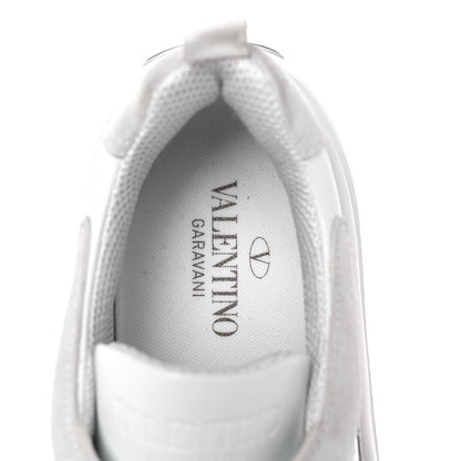 Valentino Garavani Calfskin Suede Mens Gumboy Sneakers 40.5 White 8 of 9