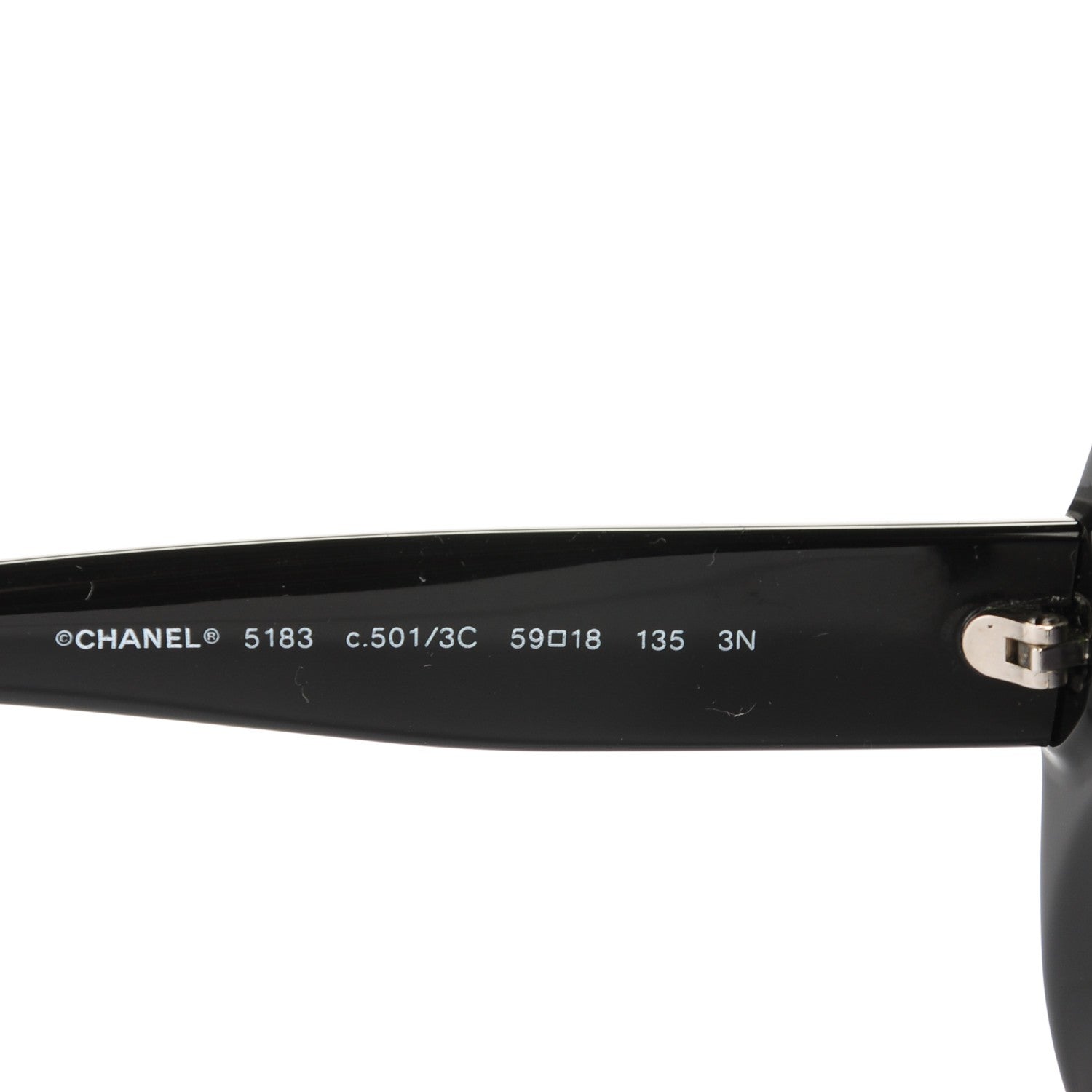 Chanel CC Sunglasses 5183 Black 5 of 5