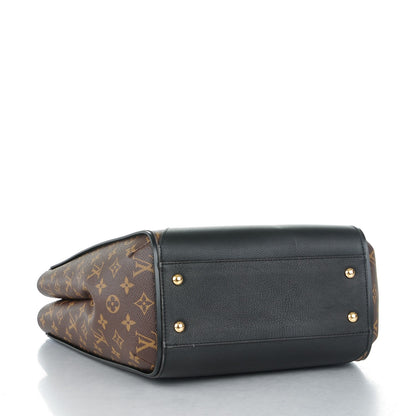 Louis Vuitton Calfskin Monogram Kimono Tote Black 4 of 7