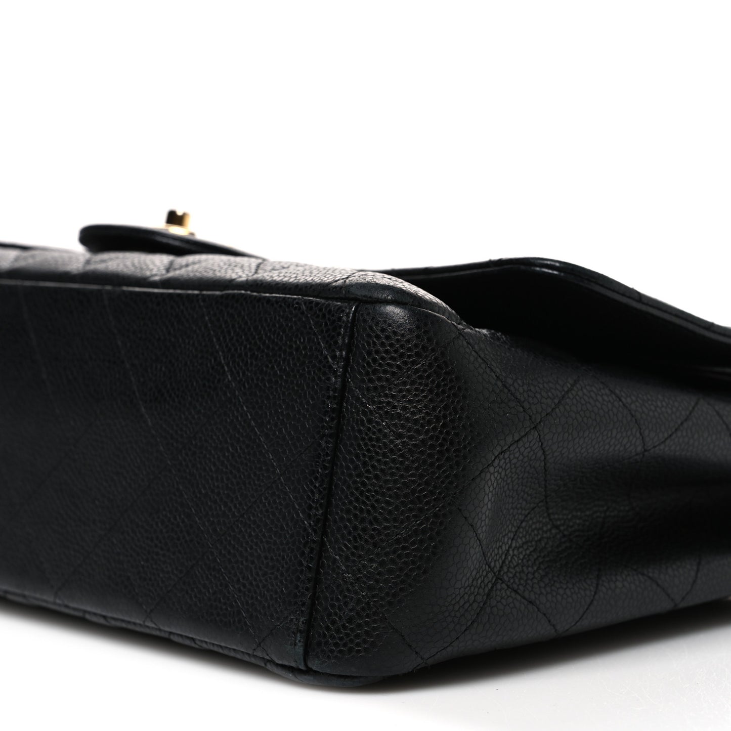 Caviar Maxi Single Flap Black