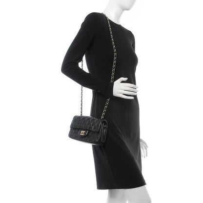 Chanel Lambskin Quilted Mini Rectangular Flap Black 2 of 7