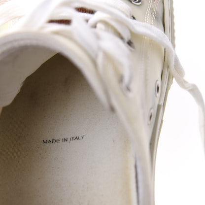 Christian Dior Technical Canvas Flowers B23 Low Top Sneakers 37 White 8 of 12