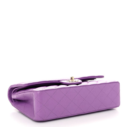 Chanel Caviar Quilted Medium Double Flap Purple 4 of 10