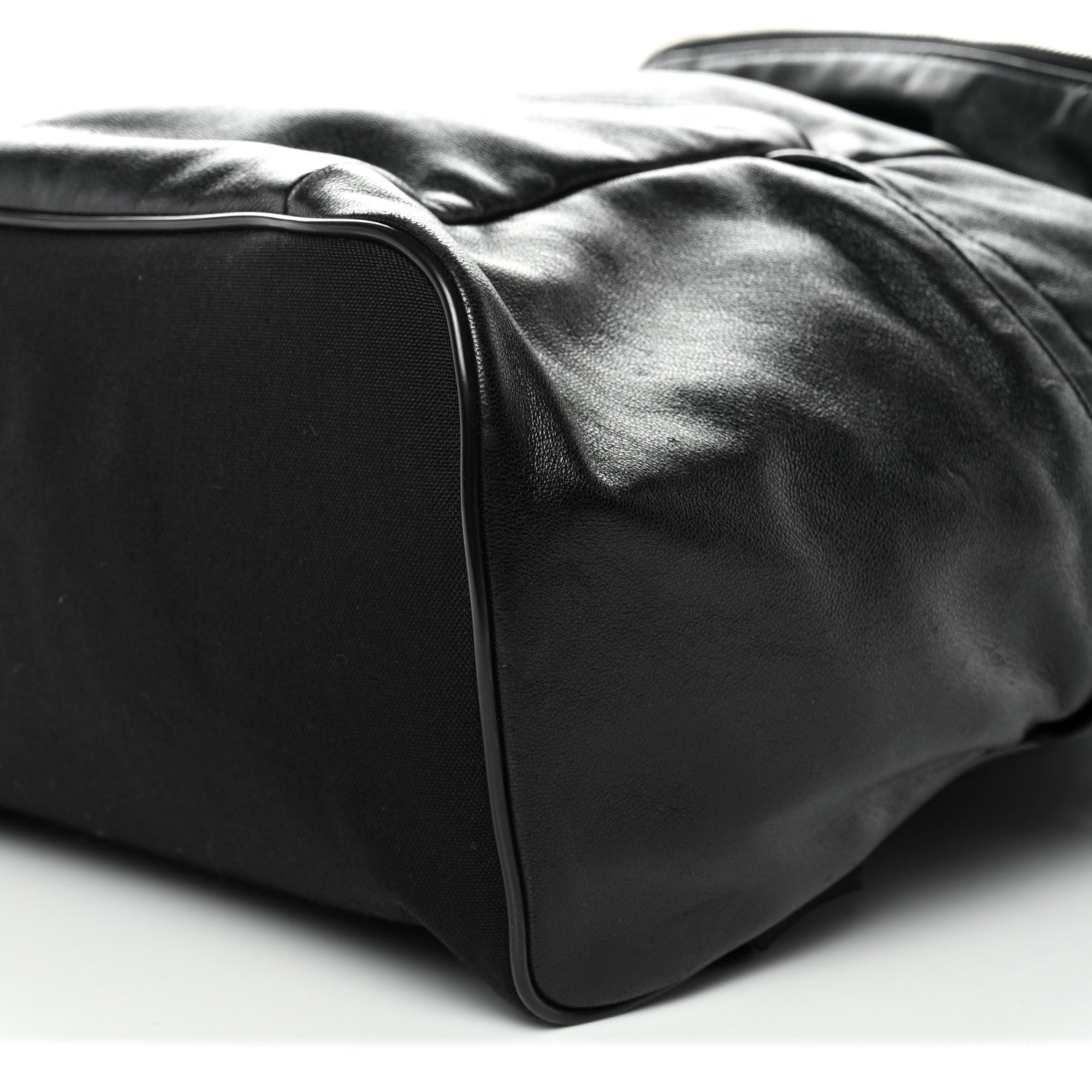 Saint Laurent Canvas Calfskin Sid Backpack Black 18 of 23