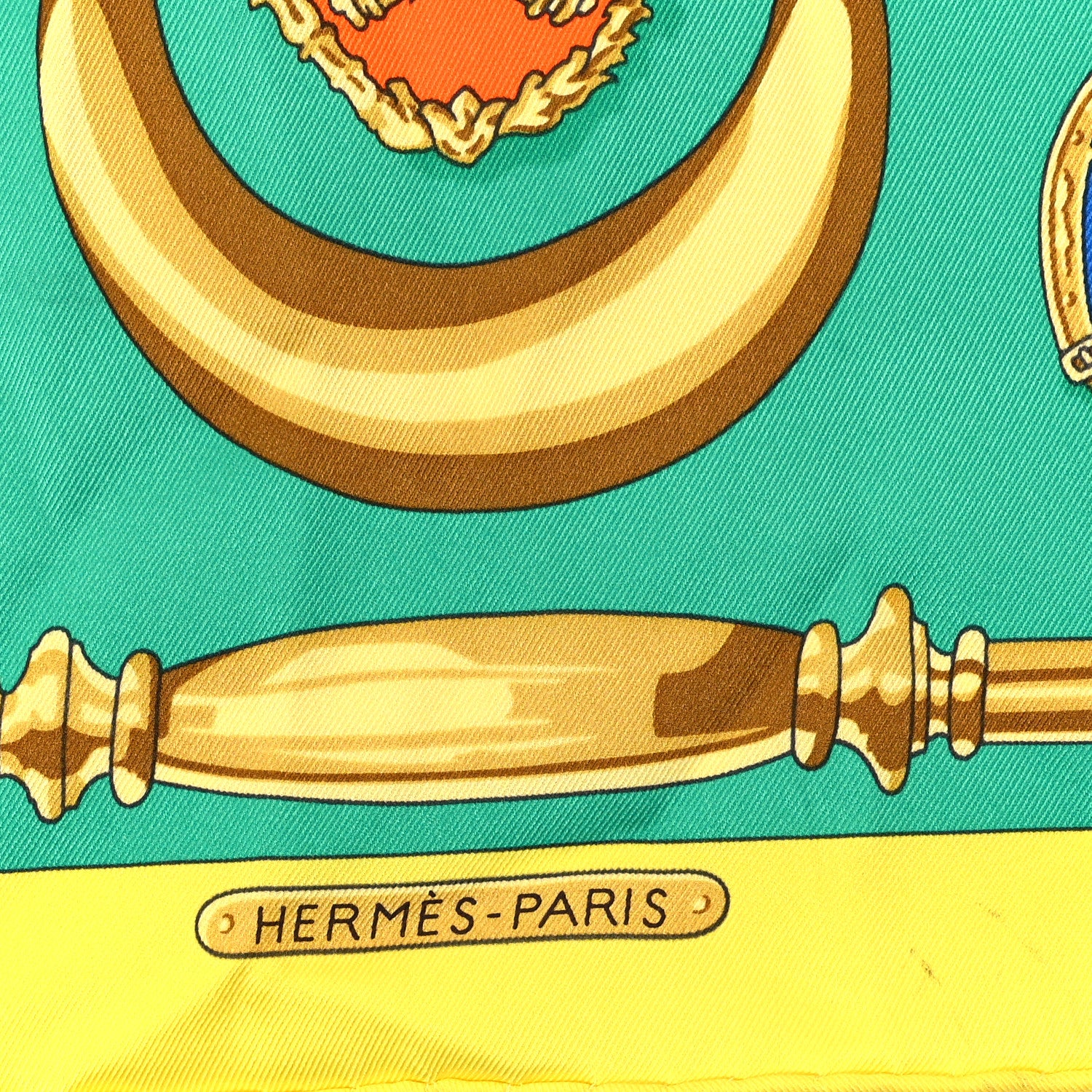Hermes Silk Harnais Des Presidents Scarf 70 2 of 4